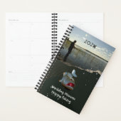 Le pêcheur ​ ​ ​ ​ ​ ​. Bonne pêche (Devant avec enveloppe)