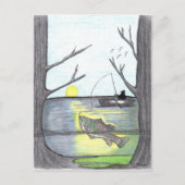" Le pêcheur " Carte postale (Devant)