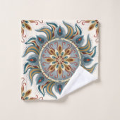 Le peintre Boho Mandala (Gant de toilette)