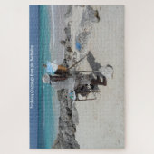 Le Peintre sur la Plage Barbade. Puzzle (Vertical)