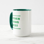 Le Père Mows Meilleur Café Mug (Devant gauche)