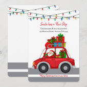 Le Père Noël a un nouvel arrêt Carte de vœux animé (Devant / Derrière)