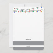 Le Père Noël a un nouvel arrêt Carte de vœux animé (Dos)