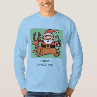 Le Père Noël arrive à la ville T-shirt