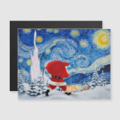 Le Père Noël arrive Carte postale (Devant / Derrière)