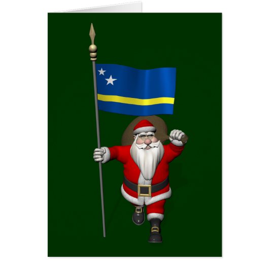 Le Père Noël Avec L'Ensigne De Curaçao (Devant)