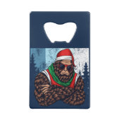 Le Père Noël Bigfoot Dans La Forêt (Dos)