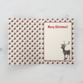 Le Père Noël est la carte de Noël tardive (Intérieur)