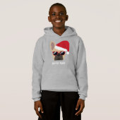 Le Père Noël Light Fawn French Bulldog (Devant entier)