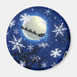 Le Père Noël Vient À Town Magnet