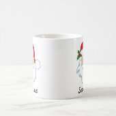 Le Père Noël Visite Personnalisée Café Mug (Centre)
