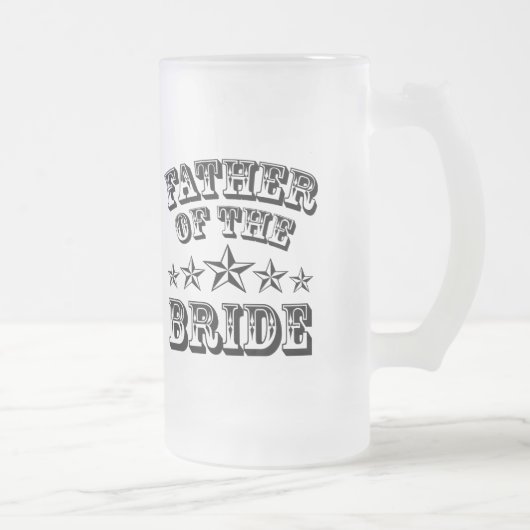 Le Père Tendance De La Mariée Gelée De La Mug Bièr (Droit)