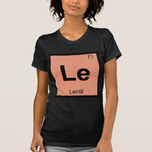 Le - Periodiek Systeem Symbool Linzen Chemie T-shirt