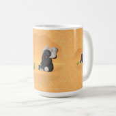 Le perroquet rencontre une tasse de café d'éléphan (Devant droit)
