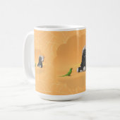 Le perroquet rencontre une tasse de café d'éléphan (Devant gauche)