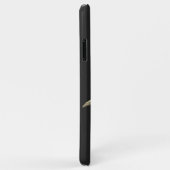 Le perroquet vert qui le balaie, coque iphone (Dos/Droite)