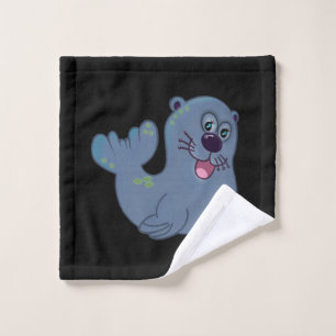 Le personnage de logo de mascotte de The Fabric Se