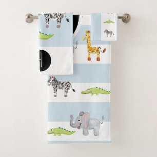 Le petit bébé Safari en herbe Monogramme et nom 