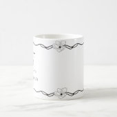 Le Petit Café Monogram Floral Mug (Centre)