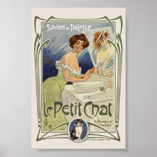 Le Petit Chat Frankrijk Oud Poster 1899
