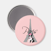 Le petit chien à Paris Magneet (Voorkant / Achterkant)
