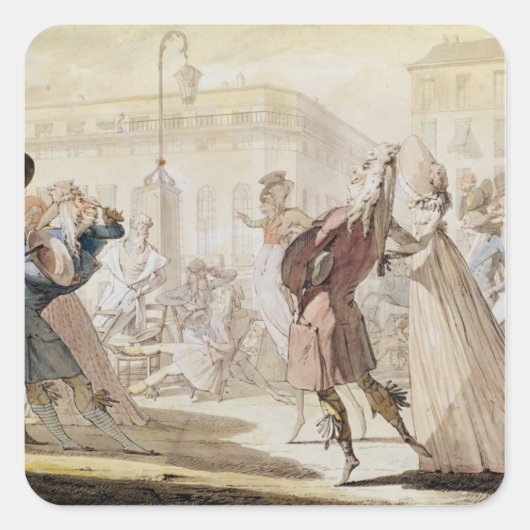 Le Petit Coblentz Vierkante Sticker (Voorkant)