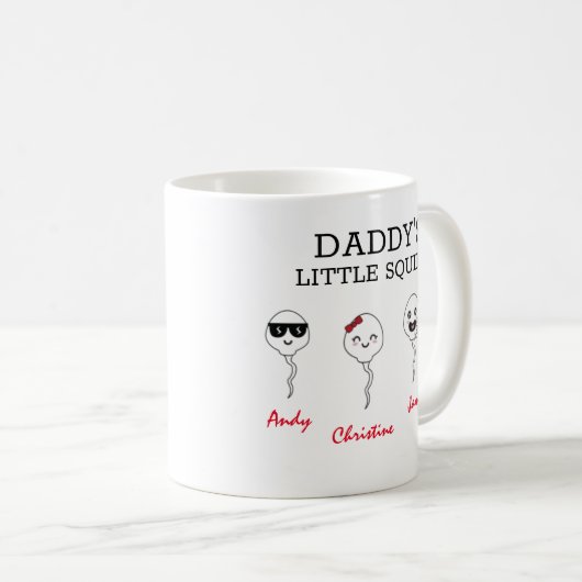 Le petit Daddy's squirts Coffee Mug (Devant droit)