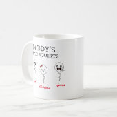 Le petit Daddy's squirts Coffee Mug (Devant gauche)