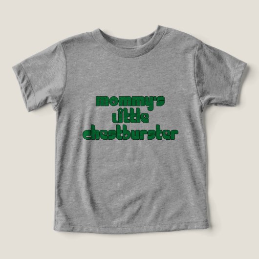Le petit défonceur de poitrine de Maman, Vert (Design Recto)