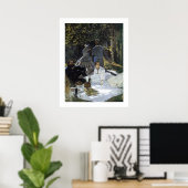 Le Petit Dejeuner Sur L'Herbe Poster (Thuiskantoor)