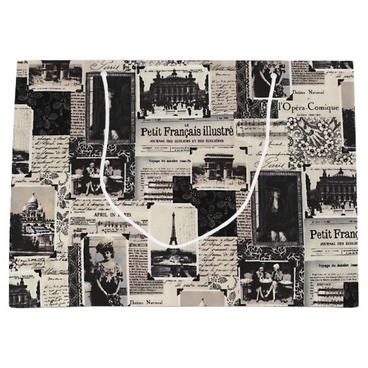 Le Petit Francais Illustre Large Cadeautasje (Voorkant)