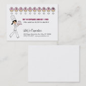 Le petit gâteau de chef récompense la carte (Devant / Derrière)