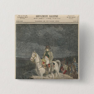 Le Petit Journal Vierkante Button 5,1 Cm