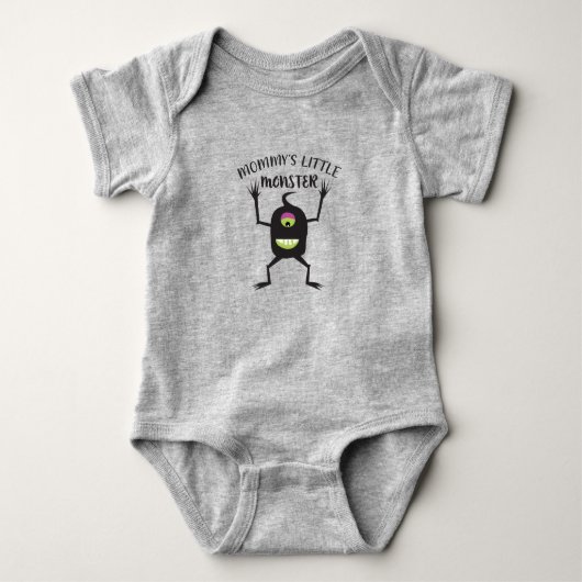 Le petit monstre de Maman body pour bébé (Devant)