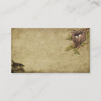 Le petit oiseau et birdnest les cartes de visite