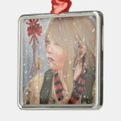 Le petit ornement de fille de match (Gauche)