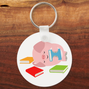 Le petit porte-clés d'amoureux des livres (porc