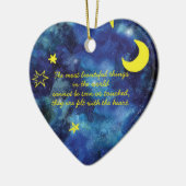 Le Petit Prince cite ornement en céramique (Gauche)