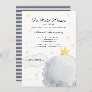 Le Petit Prince   Invitation Baby shower
