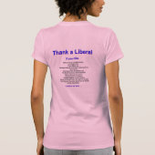 Le petit T-shirt des femmes (Dos)
