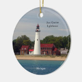 Le phare de Fort Gratiot ornement double face (Gauche)
