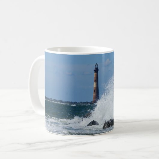 Le phare de Morris Island Splash Coffee Mug (Devant gauche)