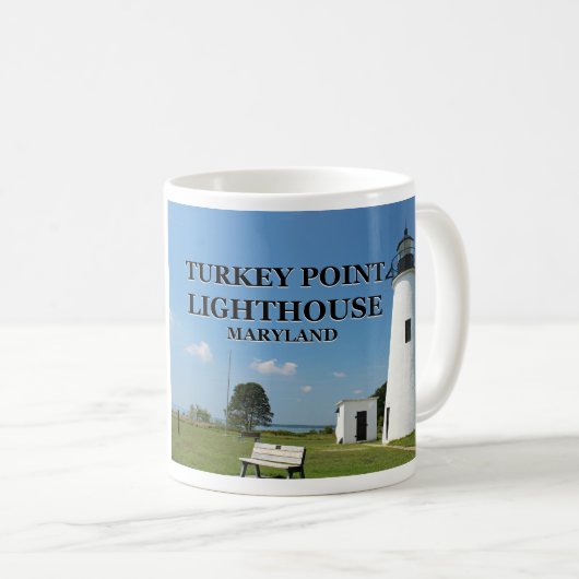 Le phare de Turkey Point, Maryland Mug (Devant droit)