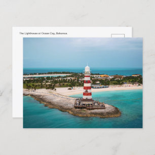 Le phare d'Ocean Cay, Bahamas Carte postale