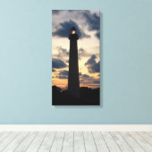 Le phare du Cap May sur la toile Sunset (Insitu (Plancher de Bois))