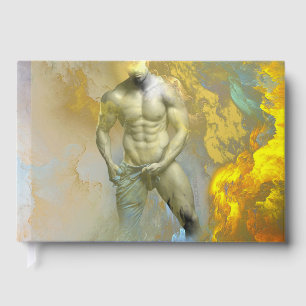 le physique d'homme musclé en nuances de gris de S