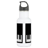 Le piano à queue chic verrouille la bouteille (Dos)