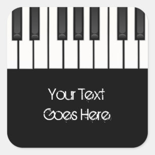 Le piano verrouille des autocollants