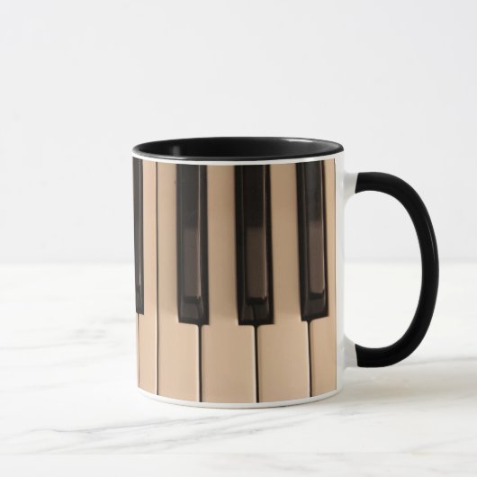 Le piano verrouille la tasse de café (Droite)