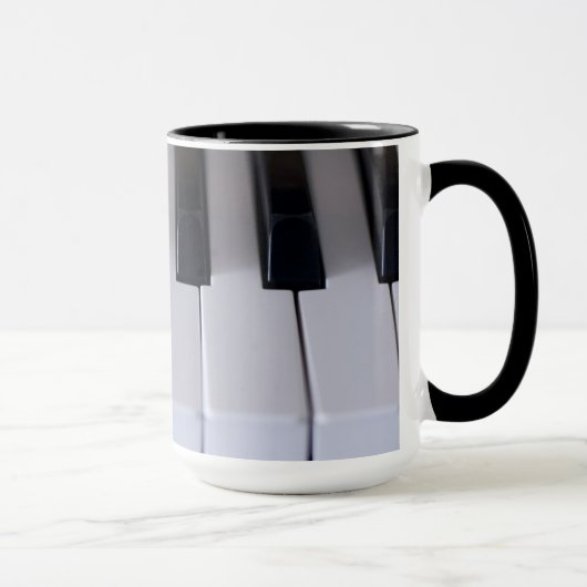 Le piano verrouille la tasse de café (Droite)